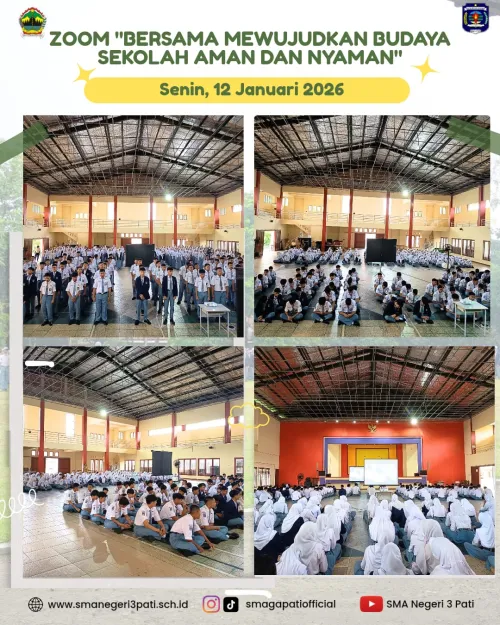 Zoom "Bersama Mewujudkan Budaya Sekolah Aman dan Nyaman"  