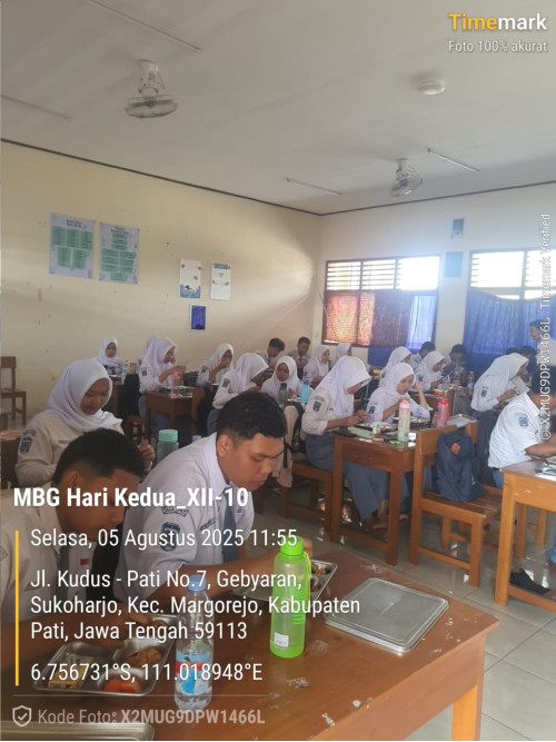 Dokumentasi Program Makan Bergizi Gratis hari ke-2 Selasa, 5 Agustus 2025