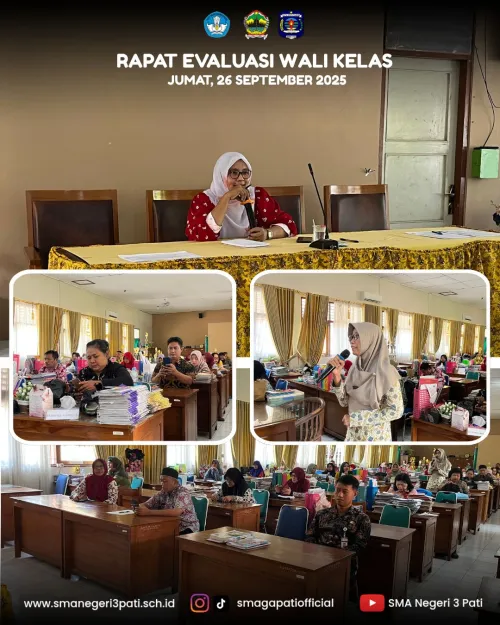 Rapat Evaluasi Wali Kelas, Jum'at 26 September 2025