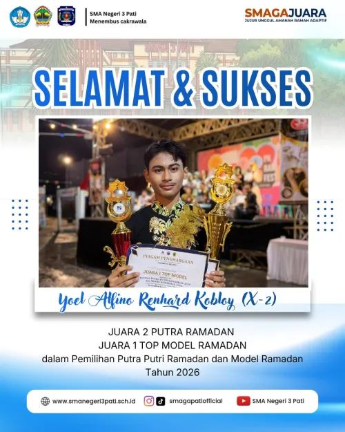 Selamat dan Sukses Siswa siswi SMAGA Raih Juara di Pemilihan Putra dan Putri Ramadhan 2026
