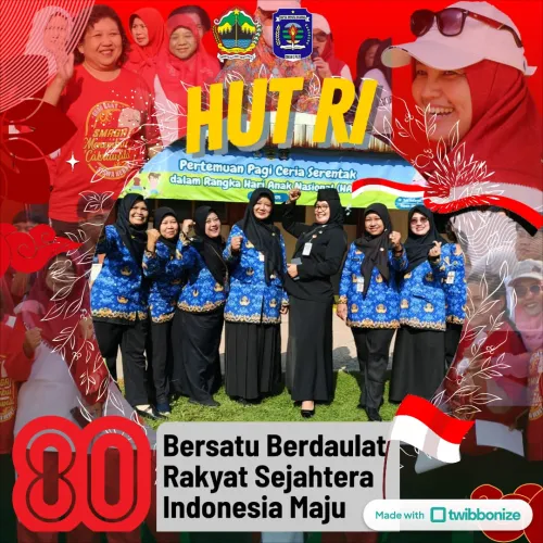 Semarak HUT ke- 80 Republik Indonesia  