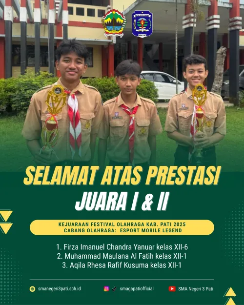 Selamat Atas Prestasi Juara I & II