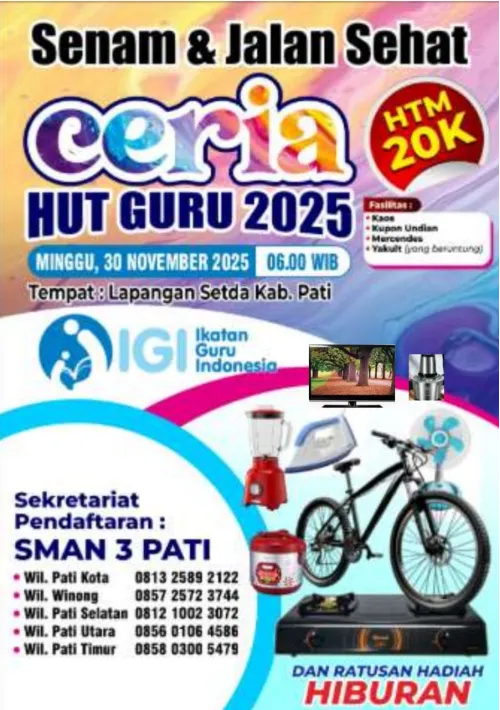 Ikuti Senam & Jalan Sehat 
