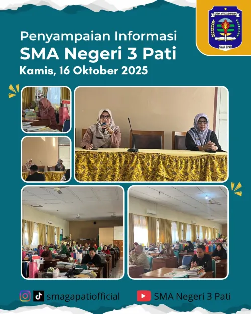 Penyampain Informasi Sekolah Hari Kamis, 16 Oktober 2025
