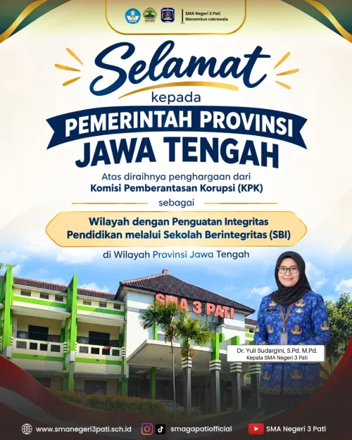 Selamat Kepada Pemerintah Provinsi Jawa Tengah.