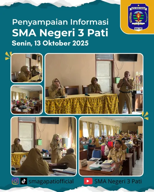 Dokumentasi Penyampaian Informasi  SMA Negeri 3 Pati 