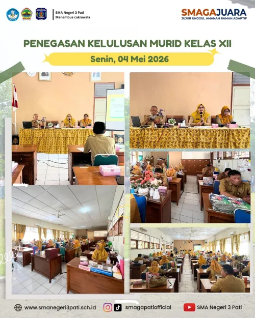 Rapat Penegasan Kelulusan Kelas XII Tahun Pelajaran 2025/2026