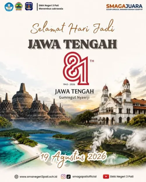 Selamat Hari Jadi Ke-81 Provinsi Jawa Tengah