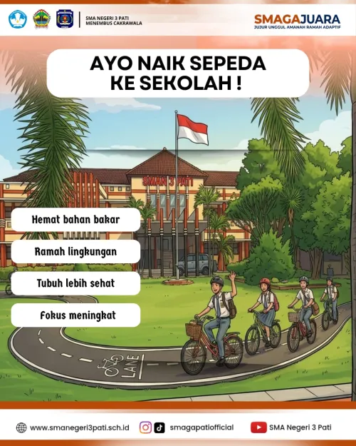 Ayo Naik Sepeda Ke Sekolah 