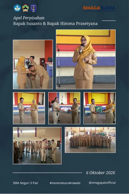 Apel Perpisahan Bp Susanto & Bp Himma Prasetyana 