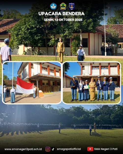 Upacara Bendera hari Senin 13 Oktober 2025.