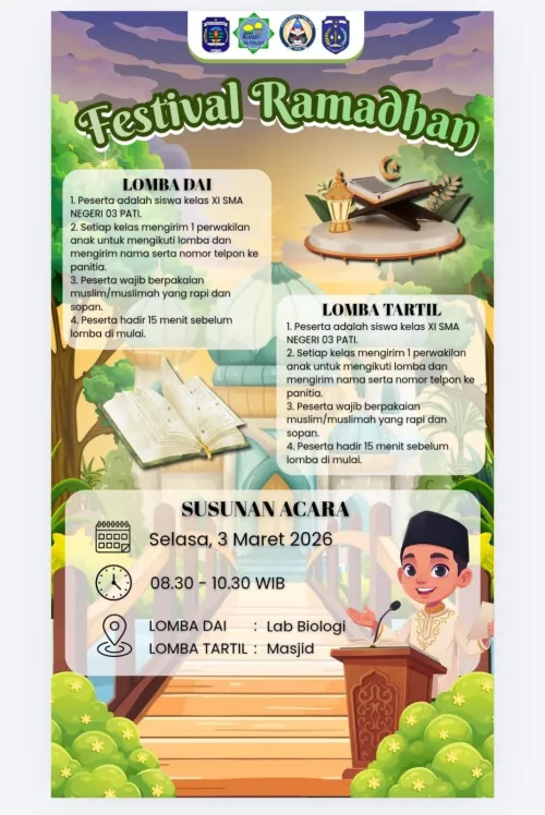 Kegiatan lomba DAI dan TARTIL wajib diikuti kelas XI