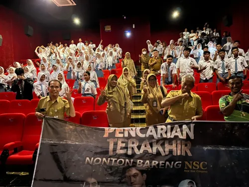 Ucapan Terima Kasih dari SMA Negeri 3 Pati terkait Pelaksanaan Kegiatan Kokurikuler Kolaborasi dengan Pengelola Bioskop New Star Cineplek (NSC) Pati
