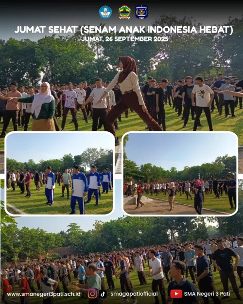 Senam Anak Indonesia Hebat ( SAIH ) , Jum'at 26 September 2025