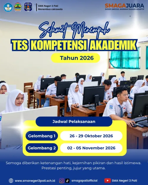 Selamat Menempuh Tes Kompetensi Akademik Tahun 2026