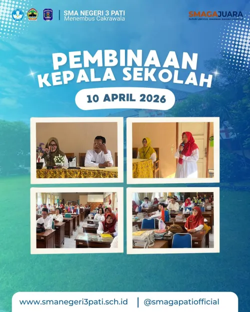 Doa Bersama dan Pembinaan oleh Kepala SMA Negeri 3 Pati 