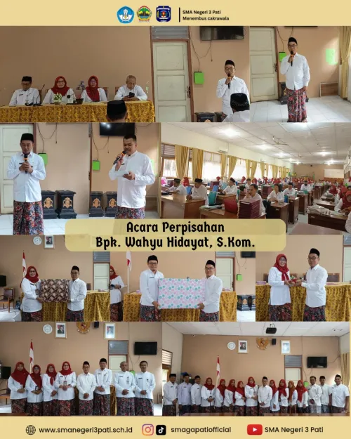Acara Perpisahan Staff Tata Usaha SMA Negeri 3 Pati.