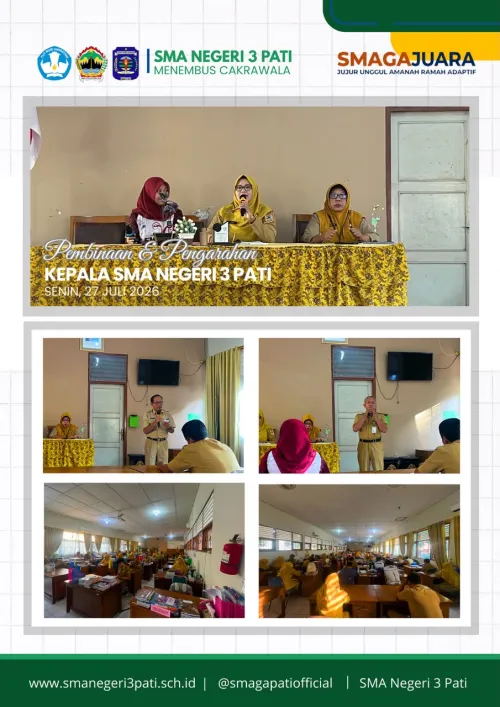 Pembinaan & Pengarahan Kepala SMA Negeri 3 Pati