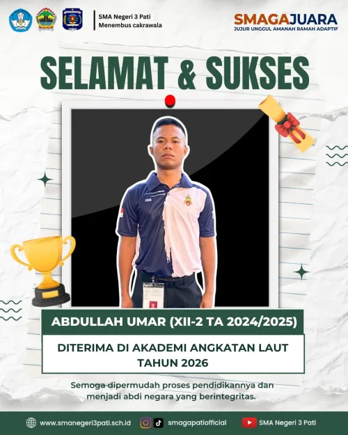 Selamat & Sukses ABDULLAH UMAR (XII-2 TA 2024/ 2025)
