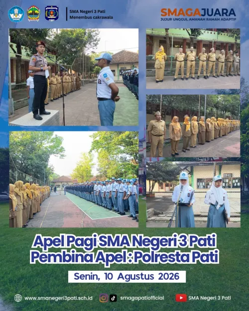Apel Pagi SMAGA bersama Polresta Pati