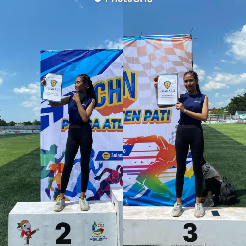 Ananda Elissa Tri Andini kelas X-8 raih juara di cabor Atletik popda 
