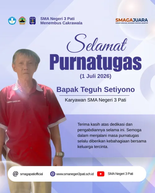 Selamat Purna Tugas Bp Teguh Setiyono 